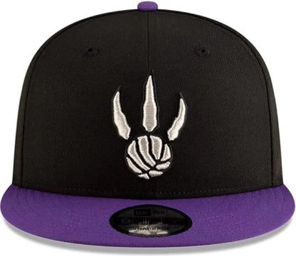 New Era 9FIFTY NBA 2024 Toronto Raptors Classic Edition Snapback Hat - Black/Purple