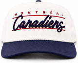 47 NHL Montreal Canadiens Two Tone Rope Adjustable Hitch Snapback Hat - White/Navy