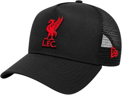 New Era 9FORTY A-Frame Premier League Liverpool FC Adjustable Snapback Hat - Black