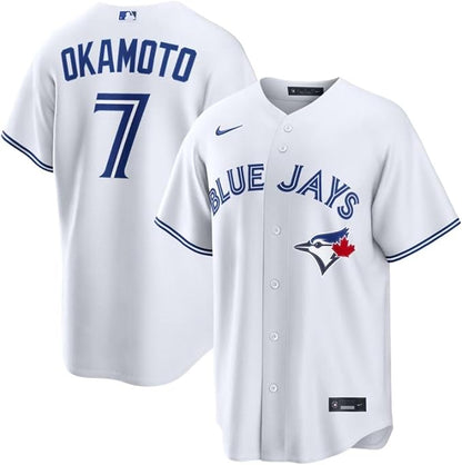 Nike MLB Toronto Blue Jays Kazuma Okamoto #7 Replica Jersey - White