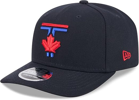New Era 9SEVENTY MLB Toronto Blue Jays City Connect Adjustable Stretch Snapback Hat - Navy
