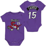 Mitchell & Ness Infant NBA Vince Carter Toronto Raptors Hardwood Classics Name & Number Bodysuit - Purple