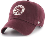 47 NBA Toronto Clean Up Adjustable Cap - Maroon