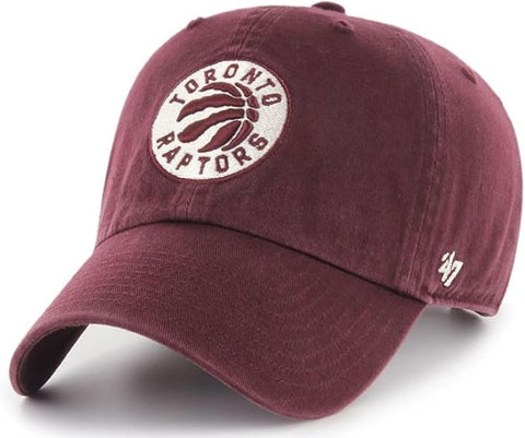 47 NBA Toronto Raptors Clean Up Adjustable Cap - Maroon