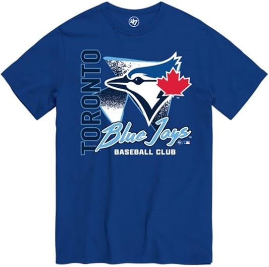 '47 MLB Youth Toronto Blue Jays Side Arm Tee - Blue