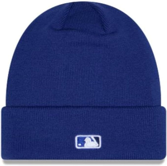 New Era MLB Toronto Blue Jays Heritage Maple Leaf Cuffed Knit Beanie - Royal Blue