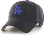 '47 MLB Los Angeles Dodgers MVP Adjustable Hat - Black/Blue