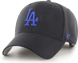 '47 MLB Los Angeles Dodgers MVP Adjustable Hat - Black/Blue