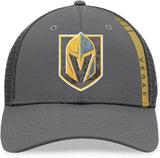 Fanatics NHL Vegas Golden Knights Authentic Pro Adjustable Trucker Hat - Grey