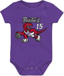 Mitchell & Ness Infant NBA Vince Carter Toronto Raptors Hardwood Classics Name & Number Bodysuit - Purple