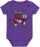 Mitchell & Ness Infant NBA Vince Carter Toronto Raptors Hardwood Classics Name & Number Bodysuit - Purple