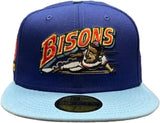 New Era 59FIFTY MiLB Buffalo Bisons Fitted Hat - Royal/Sky Blue