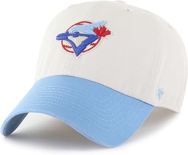 47 Clean Up MLB Toronto Blue Jays Grand Stand Adjustable Cap - White/Blue