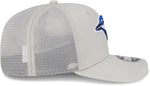 New Era MLB Toronto Blue Jays Canvas 9SEVENTY Trucker Stretch-Snap Adjustable Hat - Cream