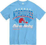 '47 NHL Quebec Nordiques Extended Play Tee - Light Blue