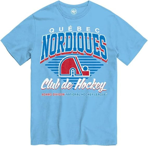 '47 NHL Quebec Nordiques Extended Play Tee - Light Blue