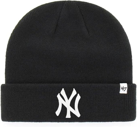 47 MLB New York Yankees Attitude Cuff Knit - Black