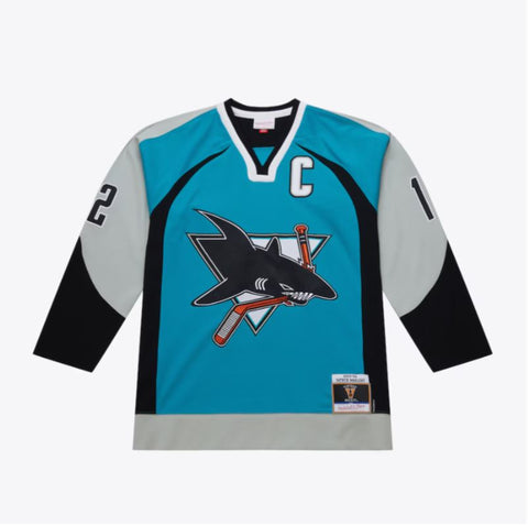 Mitchell & Ness NHL Patrick Marleau San Jose Sharks 2003/04 Jersey - Blue
