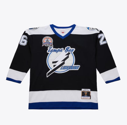 Mitchell & Ness NHL Martin St. Louis Tampa Bay Lightning 2004 Stanley Cup Finals Powerplay Jersey - Black