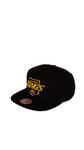 Men’s NHL Los Angeles Kings Mitchell & Ness Alternate Flip Snapback Hat – Black