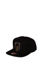 Men’s NHL Vegas Golden Knights Mitchell & Ness Alternate Flip Snapback Hat – Black