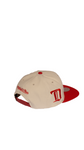 Men’s NHL Detroit Red Wings Mitchell & Ness Alternate Flip Snapback Hat – Cream