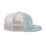 New Era NHL Toronto Maple Leafs Denim Split Panel 9FIFTY Adjustable Hat - Blue