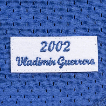 Mitchell & Ness Men's MLB Montreal Expos Vladimir Guerrero #27 Authentic 2002 Cooperstown Batting Practice Button-Up Jersey