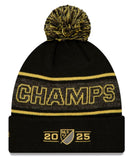New Era Inter Miami CF 2025 MLS Champions Locker Room Cuffed Knit Hat