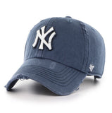 '47 MLB New York Yankees Weathered Clean Up Adjustable Hat  - Navy
