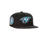 New Era Toronto Blue Jays 2006  Black "Corduroy" 59Fifty Fitted Cap 30th Season Sidepatch
