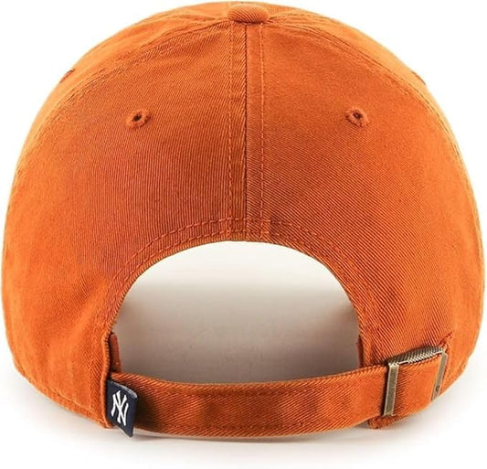 47 MLB New York Yankees Clean Up Adjustable Hat - Burnt Orange
