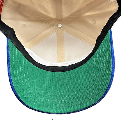 American Needle NHL Edmonton Oilers Burnett Corduroy Adjustable Cap - Cream/Royal