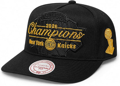 Mitchell & Ness NBA New York Knicks 2026 Championship Adjustable Snapback Hat - Blue (Copy)