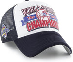 47 MLB New York Yankees Foam Champ Offside DT 1996 World Series Champions Trucker Adjustable Hat Black/White