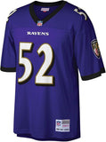 Mitchell & Ness NFL Men's Baltimore Ravens Ray Lewis #52 Legacy Jersey - Purple