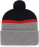 '47 NBA Toronto Split Shadow Cuff Knit Toque - Grey/Black