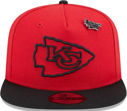 New Era Kanas City 2024 Inspire Change A-Frame 9FIFTY Snapback Hat - Red