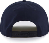 47 NCAA Notre Dame Fighting Irish Break Wood Suede Hitch Adjustable Snapback Hat - Navy/Brown