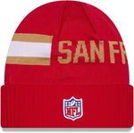 New Era NFL San Francisco 49ers 2024 Cold Weather Tech Knit Beanie - Red