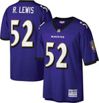 Mitchell & Ness NFL Men's Baltimore Ravens Ray Lewis #52 Legacy Jersey - Purple
