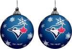 MLB Toronto Blue Jays Light Up Shatterproof Ornament - Pack of 2
