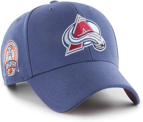 47 NHL Colorado Avalanche Sure Shot MVP Adjustable Snapback Hat Cap - Blue