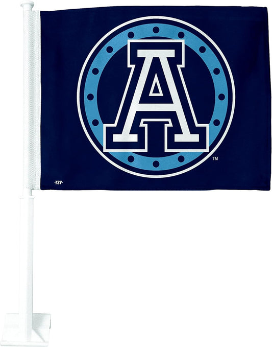 CFL Toronto Argonauts  2-Sided Car Flag - Vehicle Décor Flag - Premium Window Car Flag
