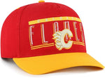 47 Hitch NHL Calgary Flames Double Header Baseline Snapback Hat Red