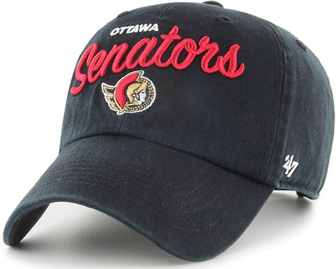 47 NHL Ottawa Senators Clean Up Adjustable Snapback Hat - Black