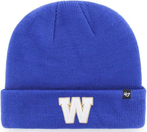 47 CFL Winnipeg Blue Bombers Raised Cuff Knit Hat - Blue