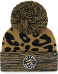 '47 Women's NBA Toronto Raptors Rosette Cuff Knit Hat - Brown/Black
