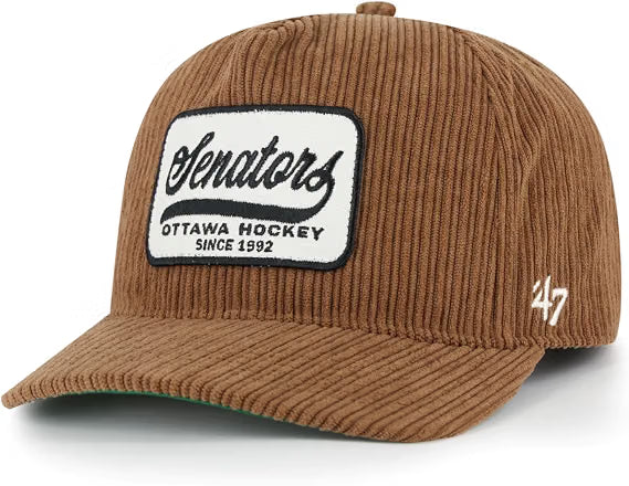'47 NHL Cord Patch Hitch Adjustable Hat - Brown