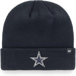 47 NFL Dallas Cowboys Cuff Knit Hat Beanie Toque - Navy